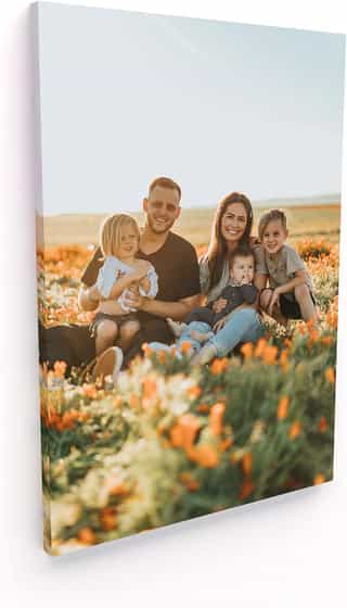 Cuadro personalizado con foto en lienzo, 50x70 cm