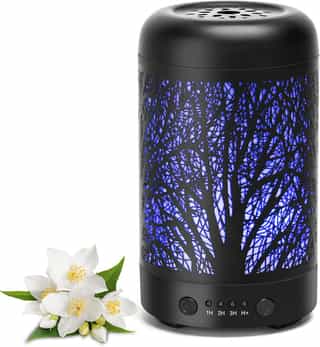 Difusor de aceites esenciales con luz de 7 colores, Aigostar