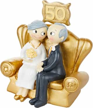Figura de Tarta para Bodas de Oro
