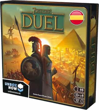 Juego de mesa 7 Wonders Duel, para dos jugadores