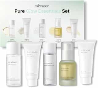 Kit de skincare coreano de 5 pasos, mixsoon