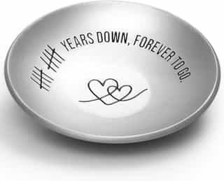 Soporte para Anillos de Aniversario Personalizado, Metal