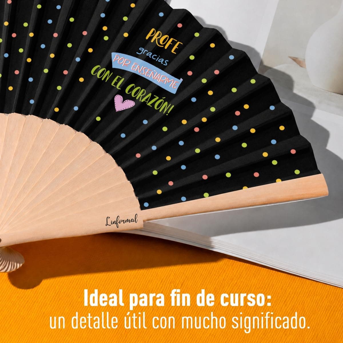 Abanico personalizado para profesora, foto 2