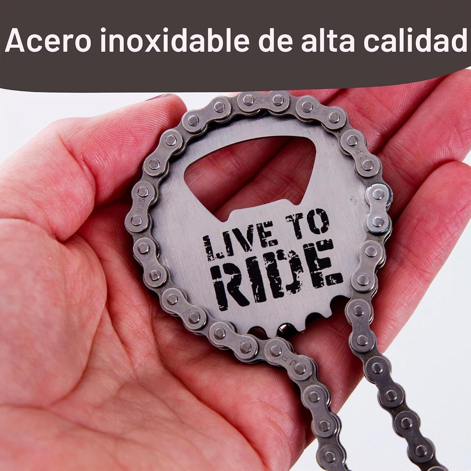 Abrebotellas de Cadena de Bicicleta, foto 2