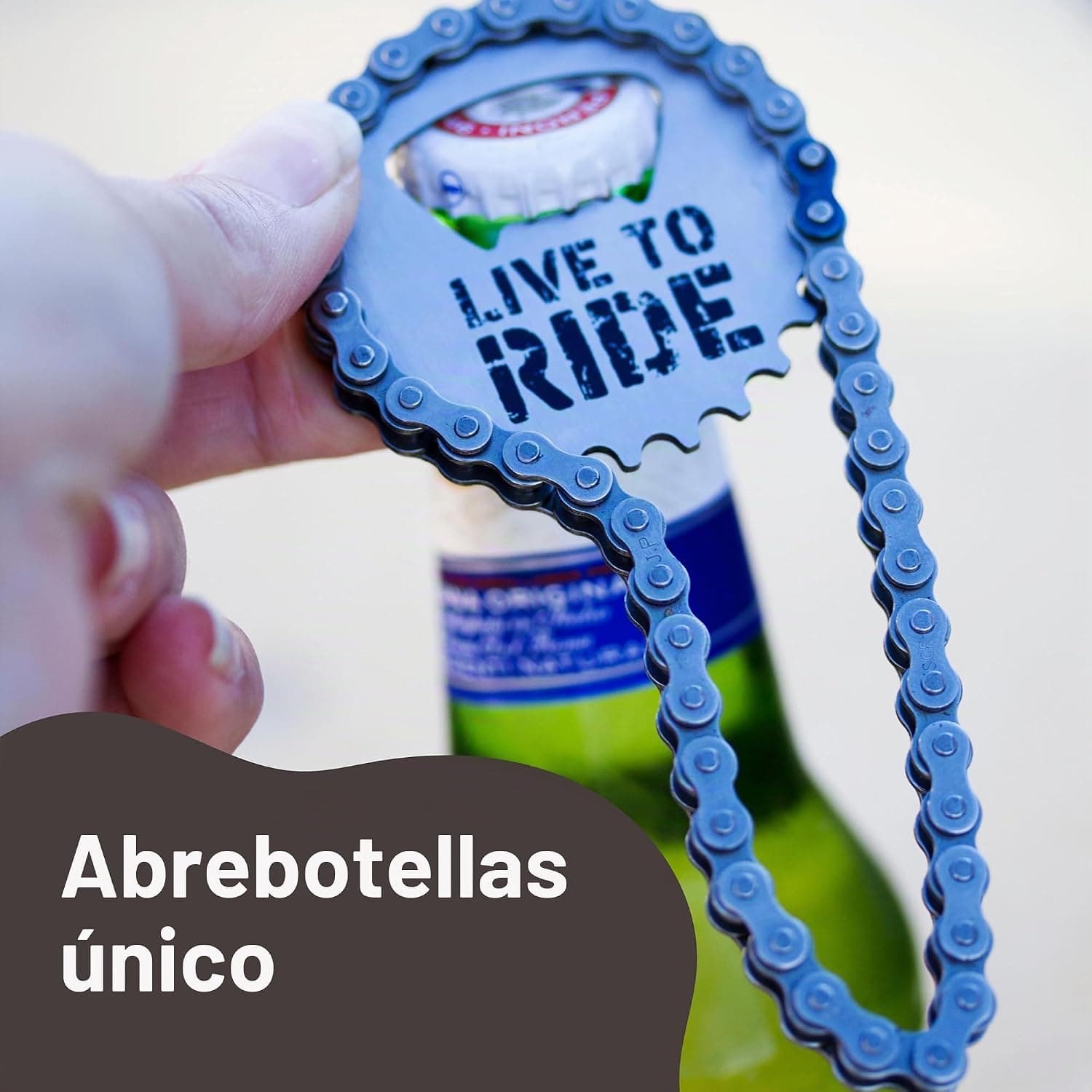 Abrebotellas de Cadena de Bicicleta, foto 3