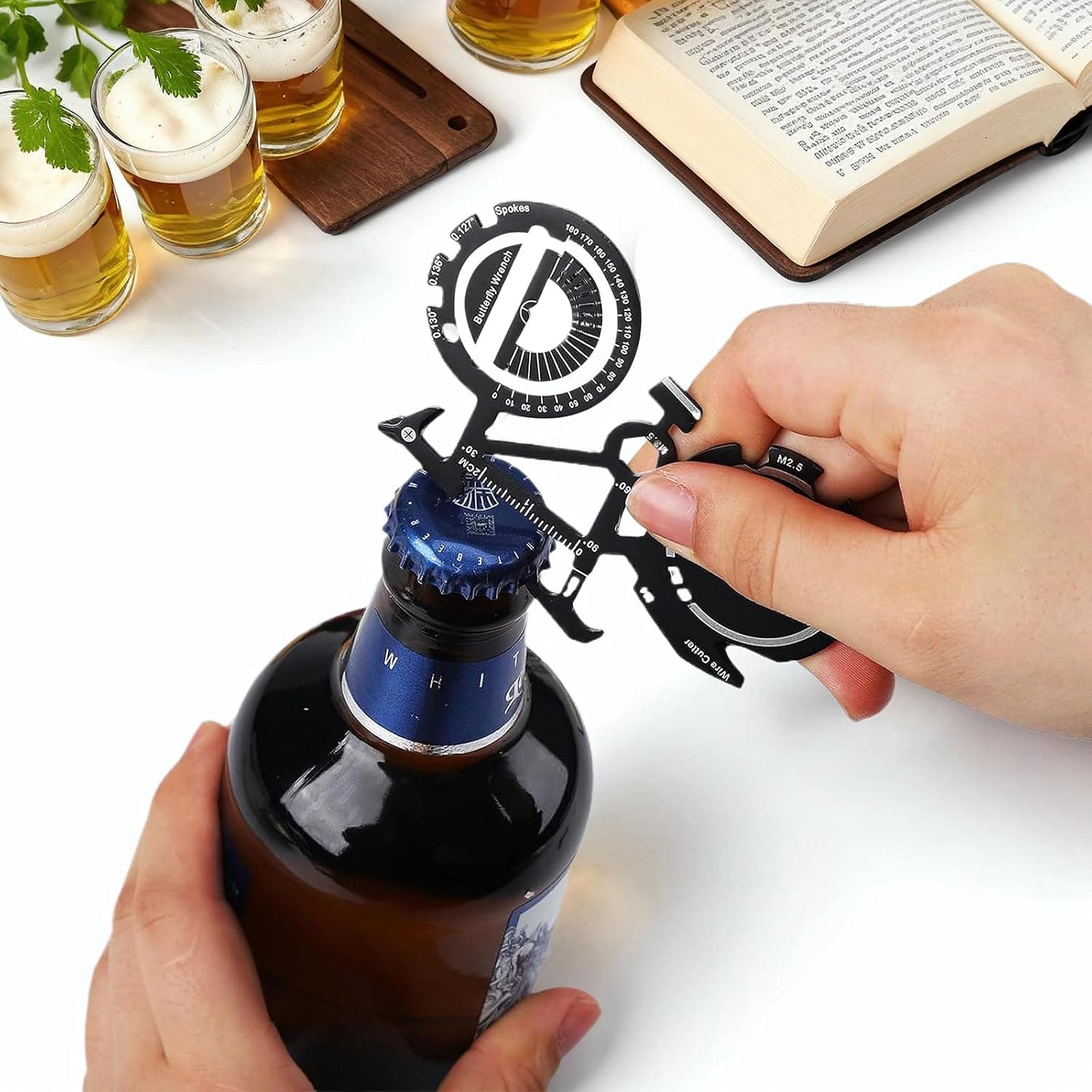Abrebotellas Portátil con Forma de Bicicleta, foto 2