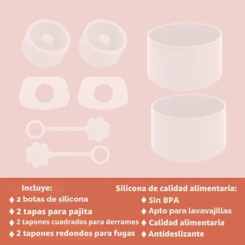 Detalle de las tapas de silicona SALUOKE