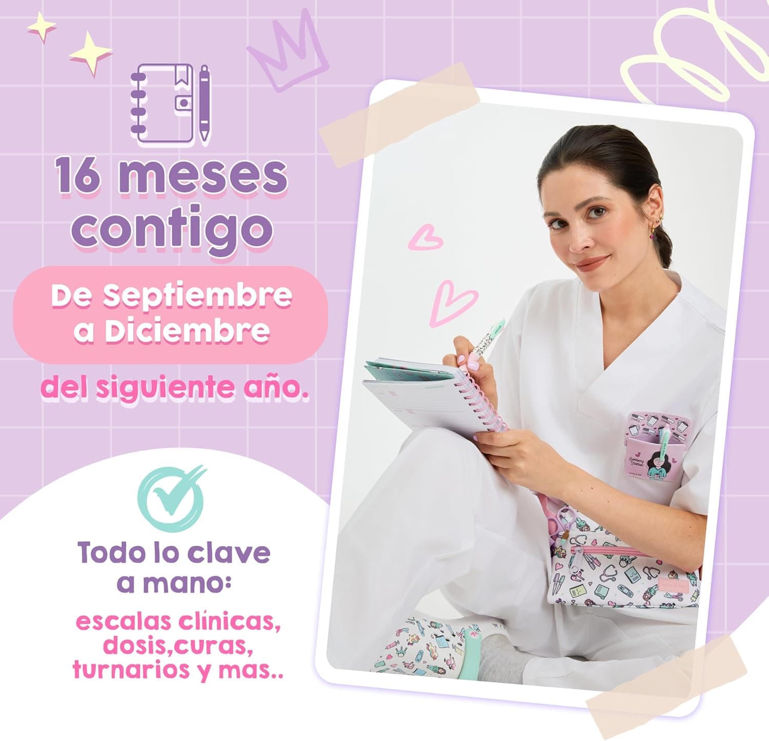Agenda 2026-2027 para enfermeras con anexos clínicos, foto 3