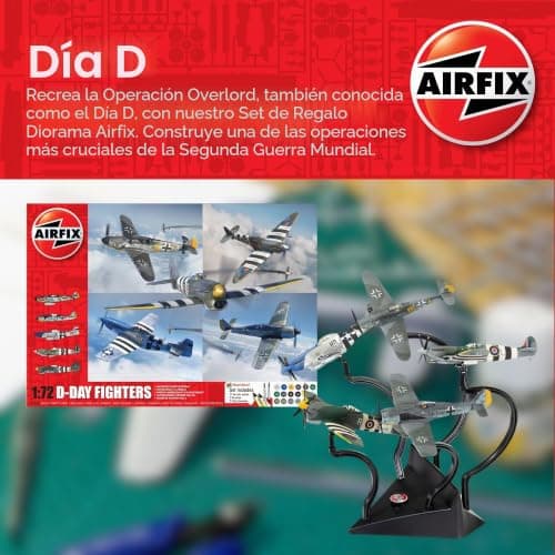 Primer caza del set D-Day Fighters de Airfix