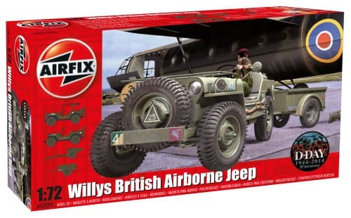 Maqueta Airfix del Willys MB Jeep