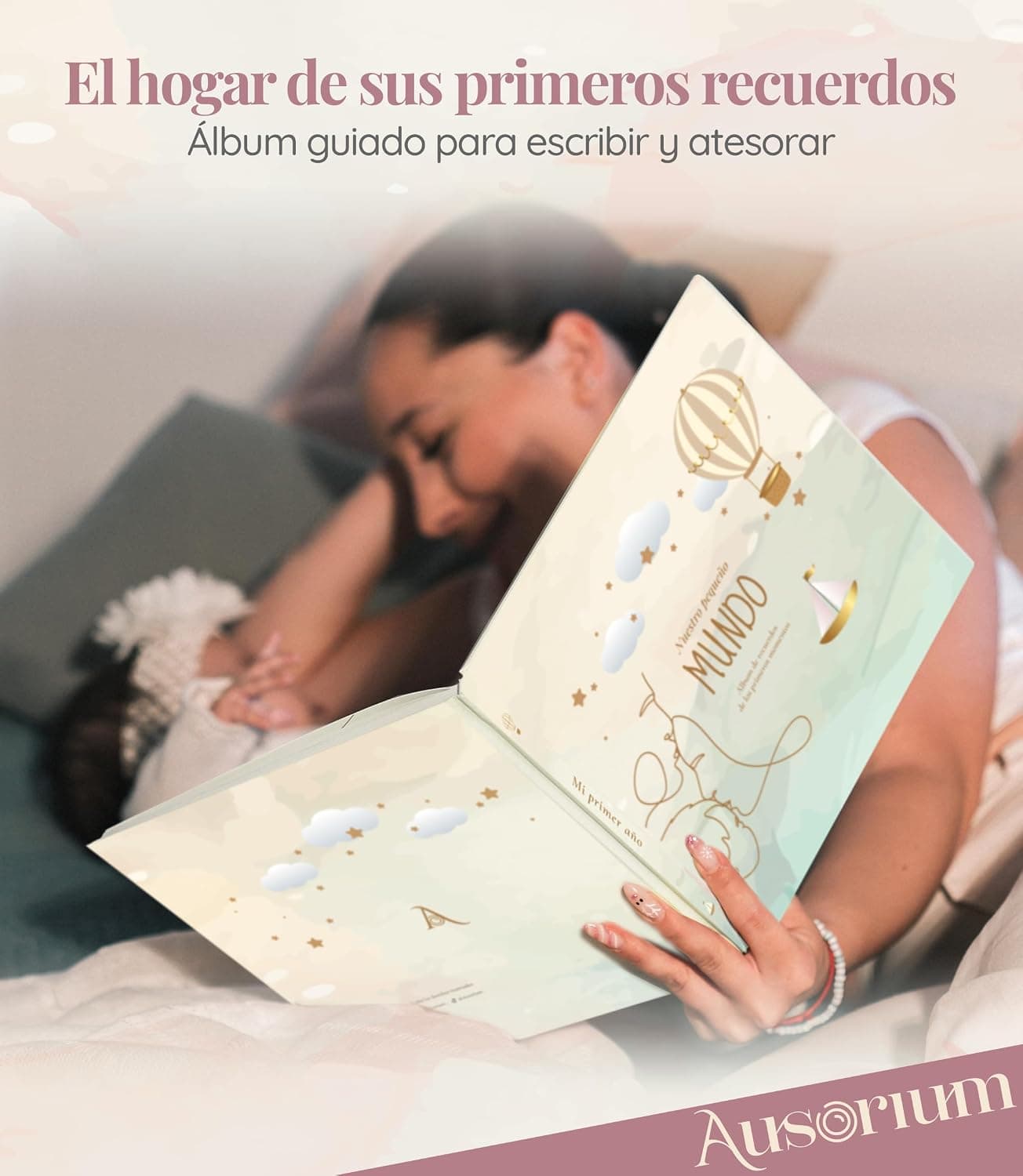 Álbum del Primer Año del Bebé con Pegatinas, foto 2