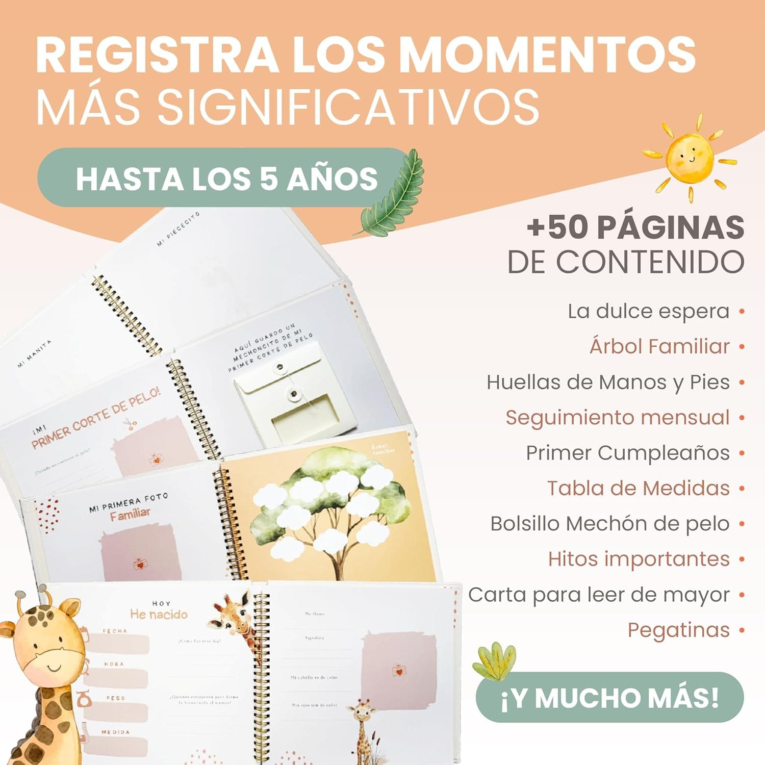 Álbum de Fotos del Bebé hasta los 5 Años, de TOMECOM, foto 3