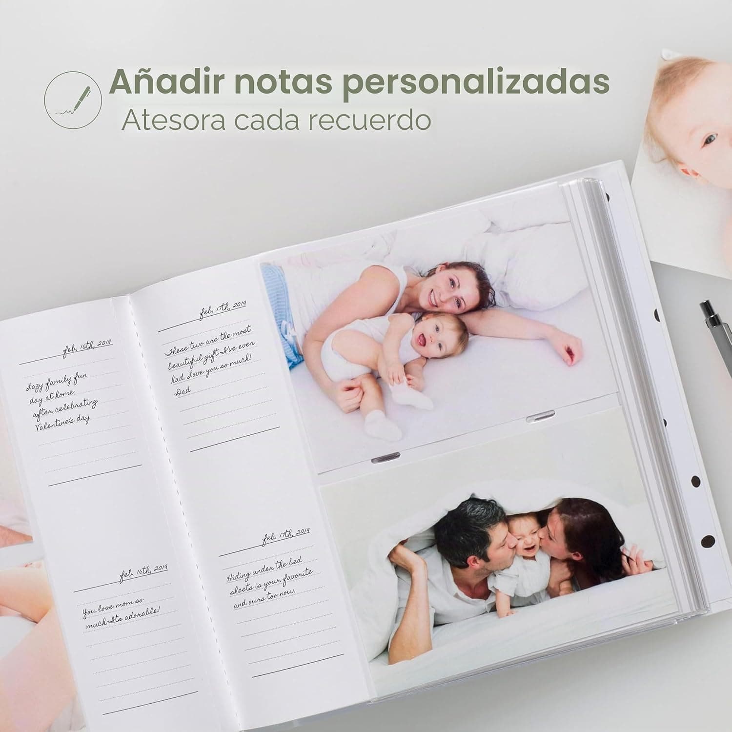 Álbum de Fotos de Bebé Neutro con Lunares, de Pearhead, foto 2