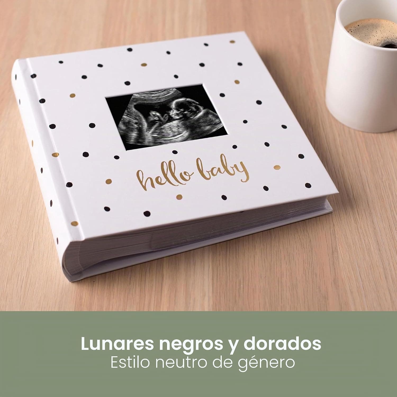 Álbum de Fotos de Bebé Neutro con Lunares, de Pearhead, foto 3