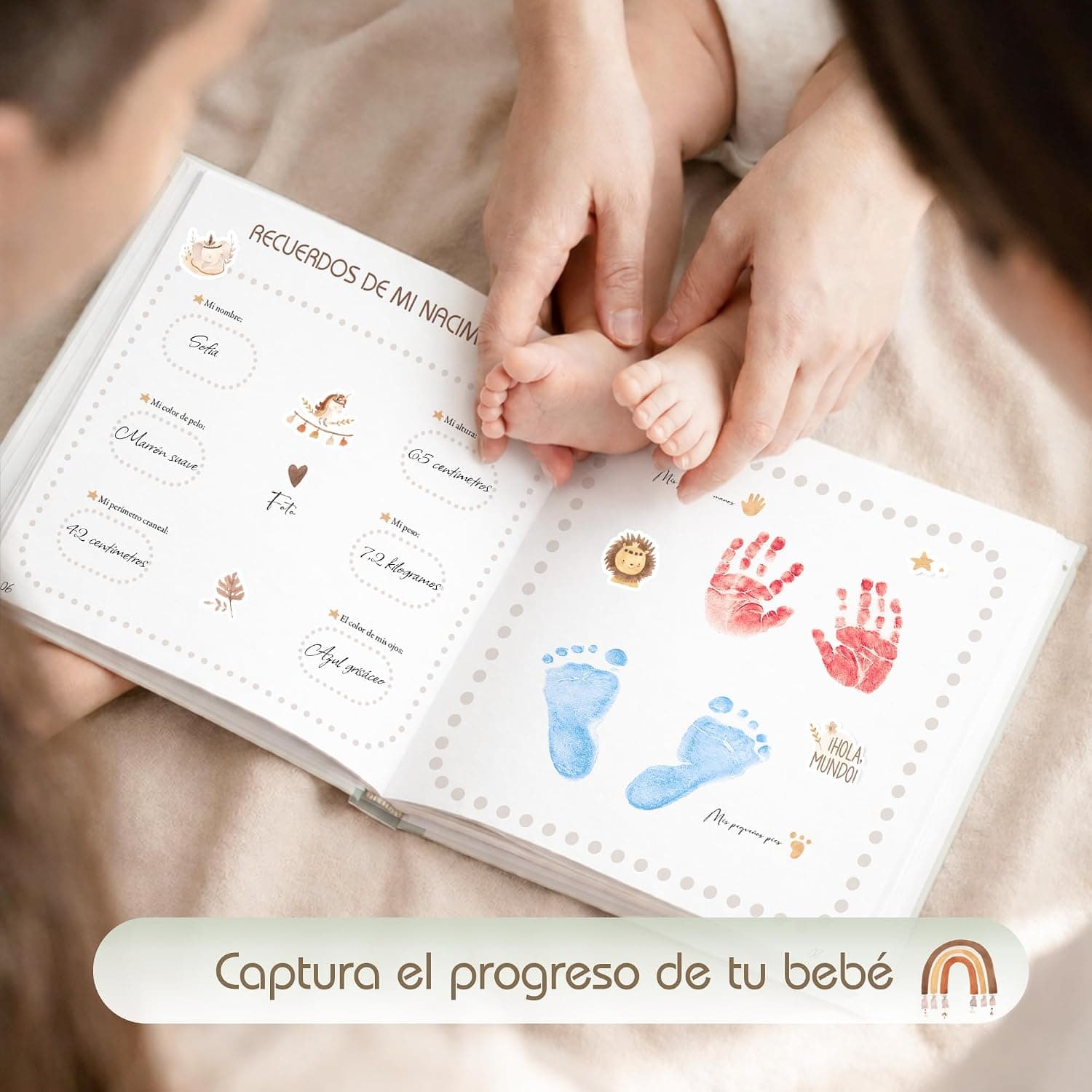 Álbum de recuerdos del bebé, primer año, foto 3