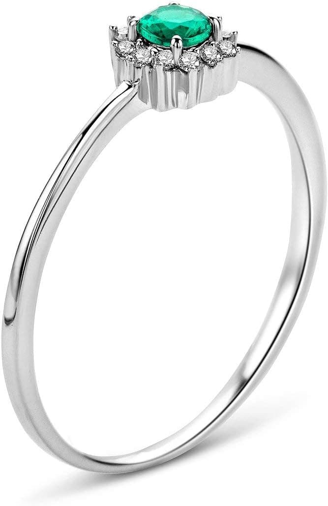 Anillo de compromiso MIORE con piedra de color a elegir, foto 2