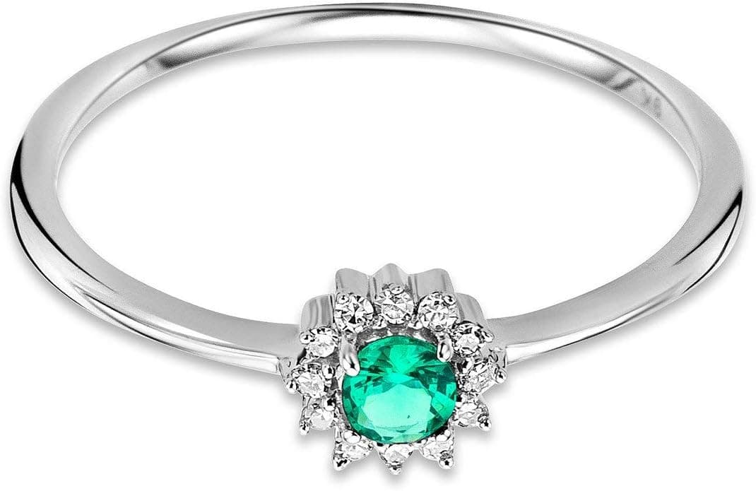 Anillo de compromiso MIORE con piedra de color a elegir, foto 3