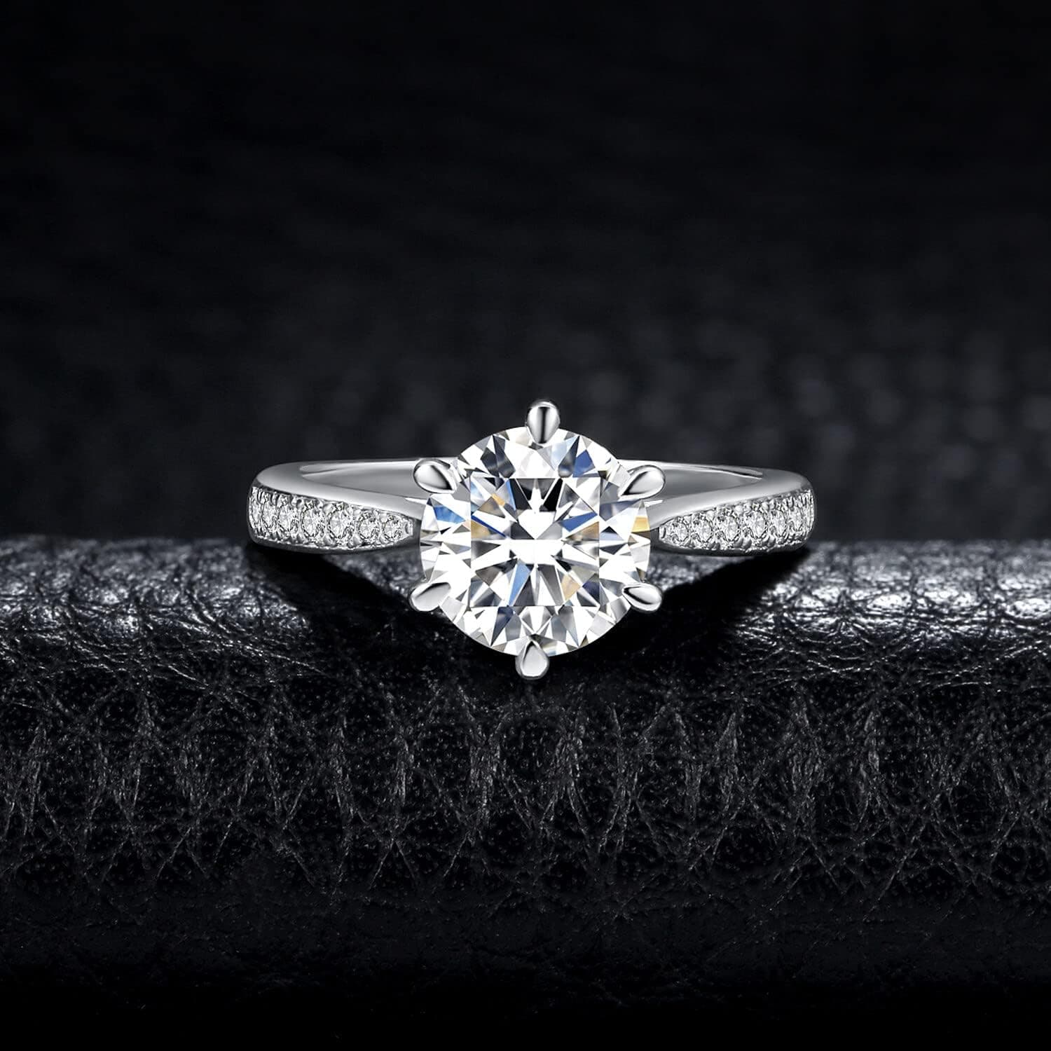 Anillo de compromiso media eternidad JewelryPalace, foto 3