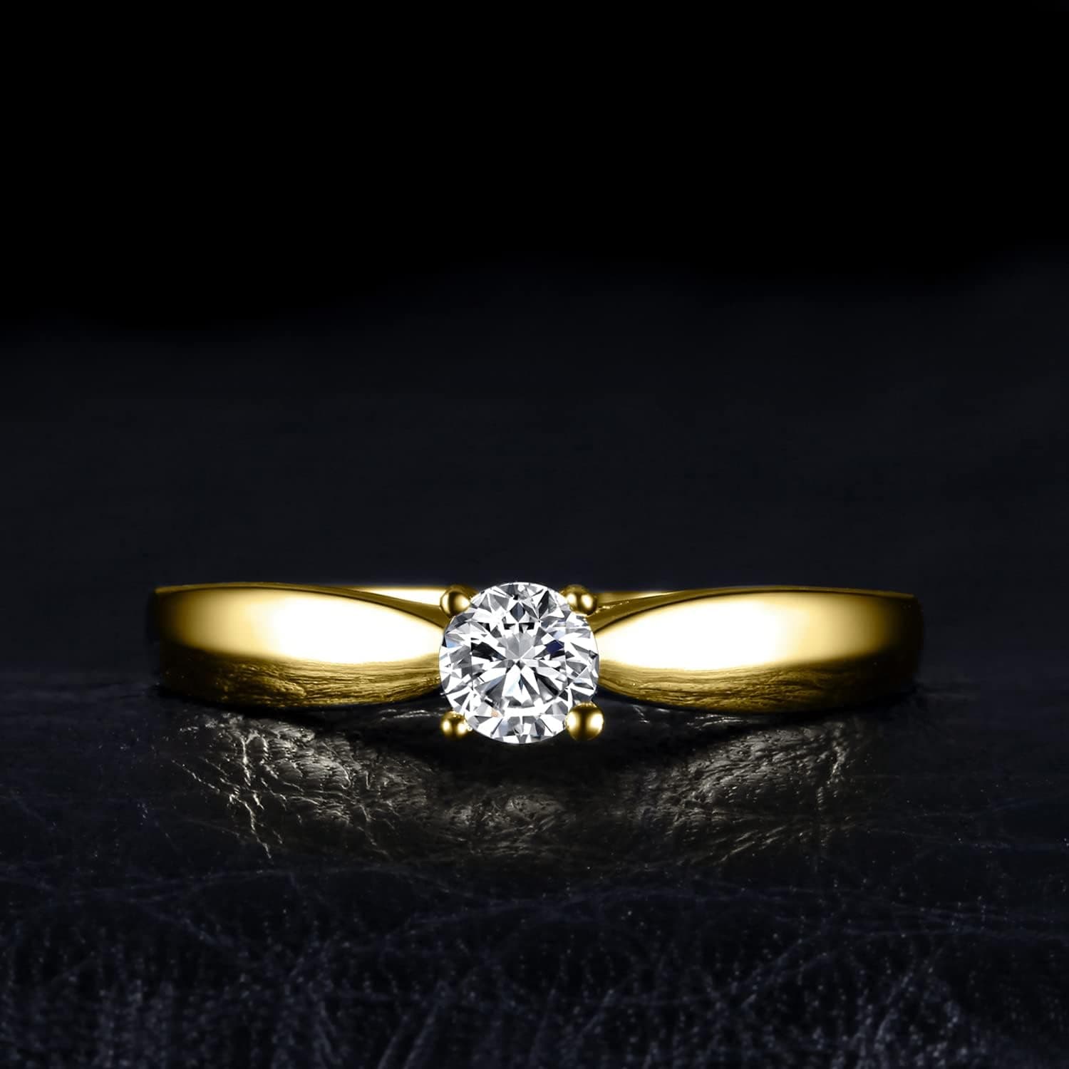 Anillo de compromiso solitario JewelryPalace en plata, foto 3