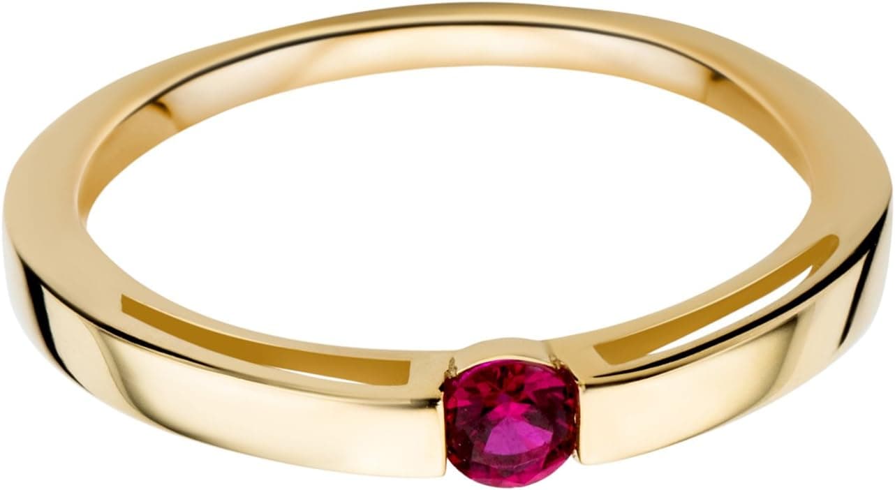 Anillo de compromiso solitario de rubí Orovi, foto 2