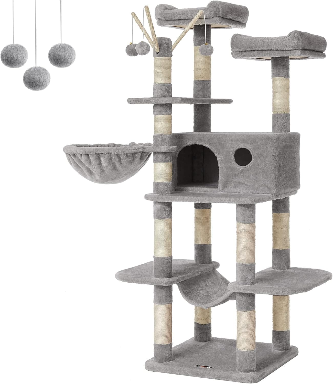 Árbol para gatos XXL Feandrea de 164 cm de altura