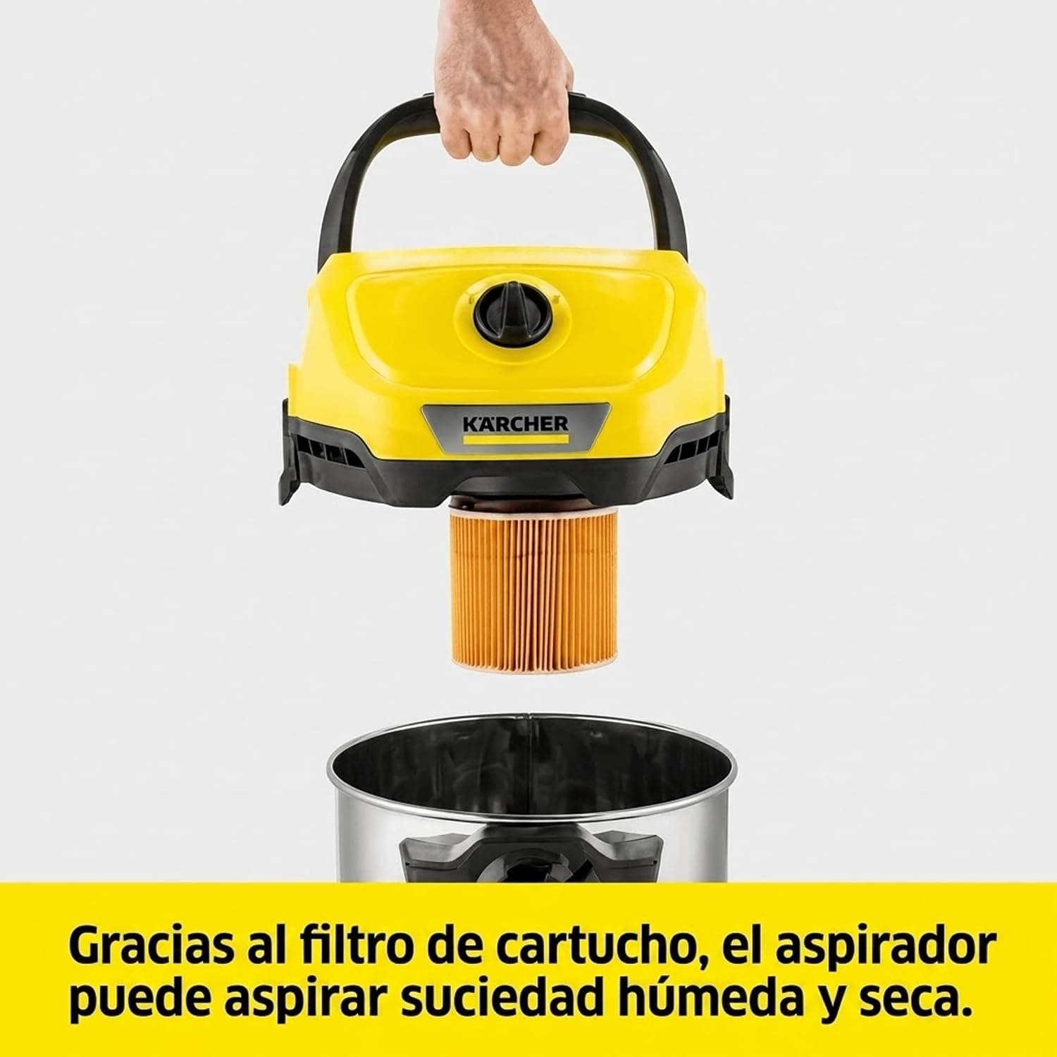 Aspirador en Seco y Húmedo Kärcher WD 3 S V-17/4/20, foto 2