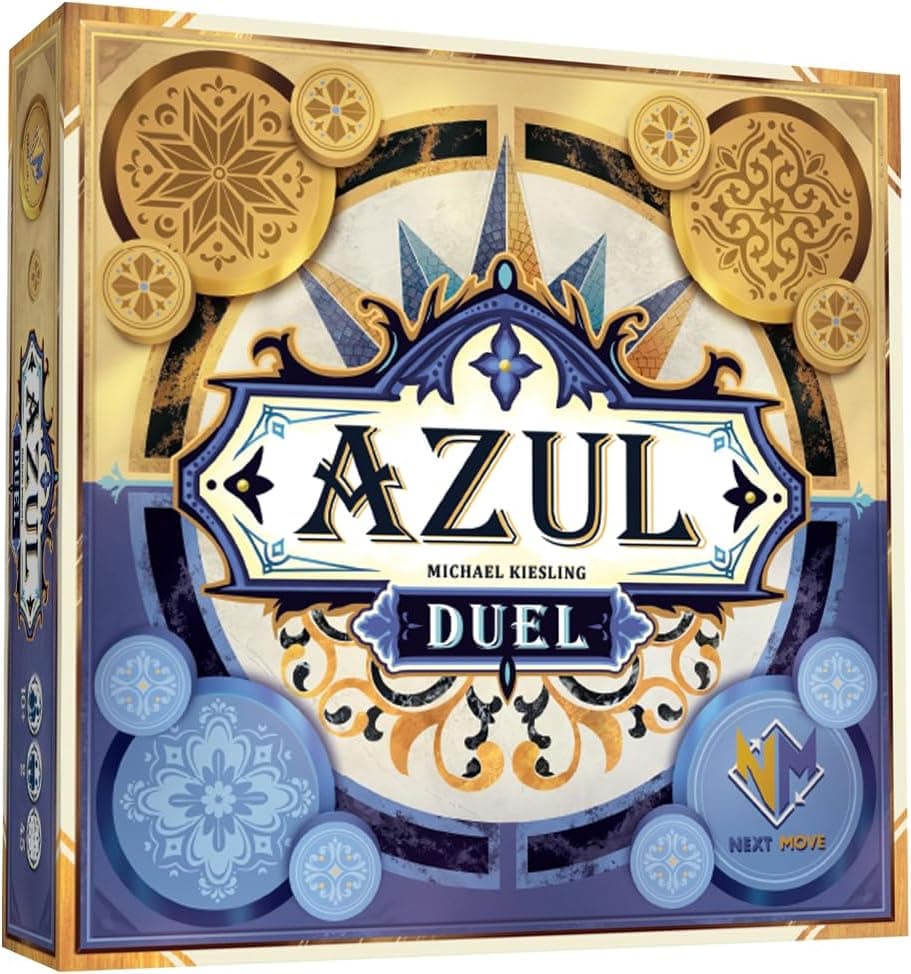Caja del juego de mesa Azul Duel para dos jugadores