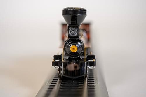 Detalle de la carga de madera de la locomotora Bachmann