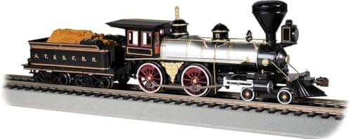 Locomotora Bachmann 4-4-0 American de la línea Santa Fe en escala H0