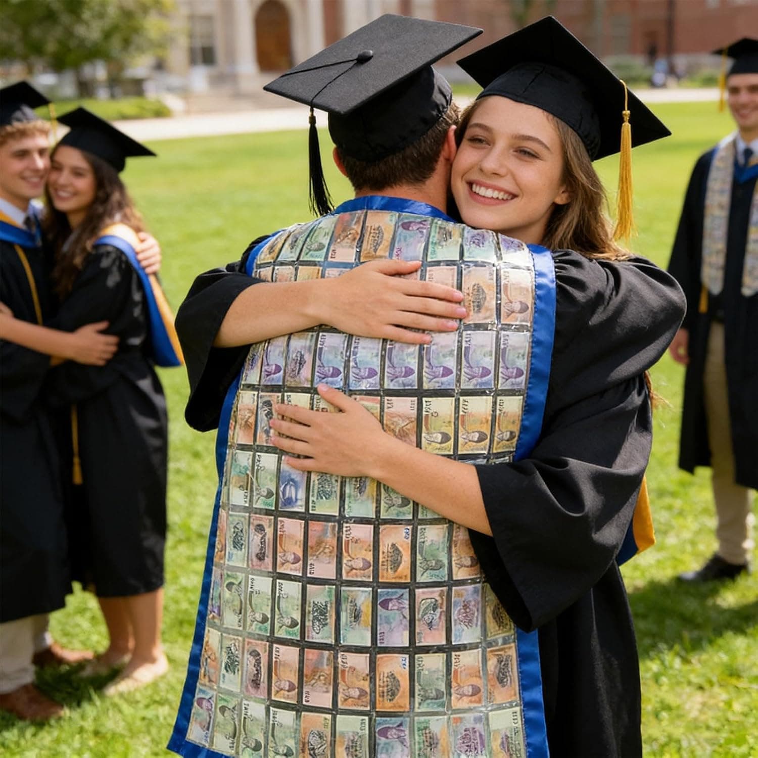 Banda de graduación con bolsillo para dinero, foto 2