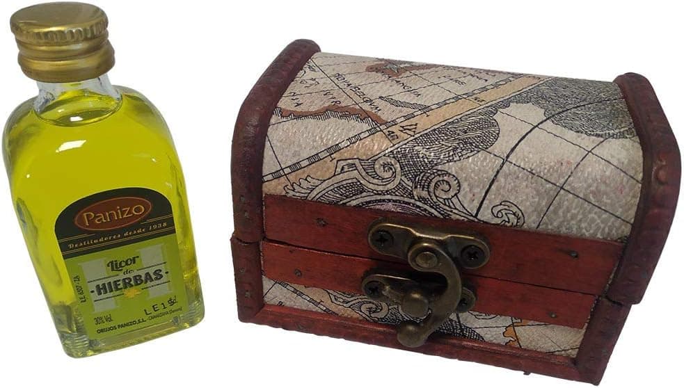 Lote de 24 Baúles de Madera con Licor de Hierbas para Invitados, foto 3