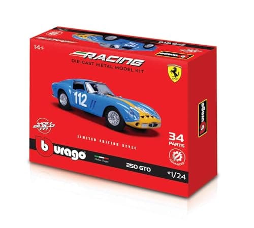 Carrocería azul del Ferrari 250 GTO Bburago