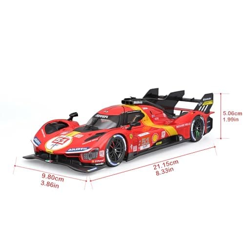 Carrocería del Ferrari 499P de Le Mans