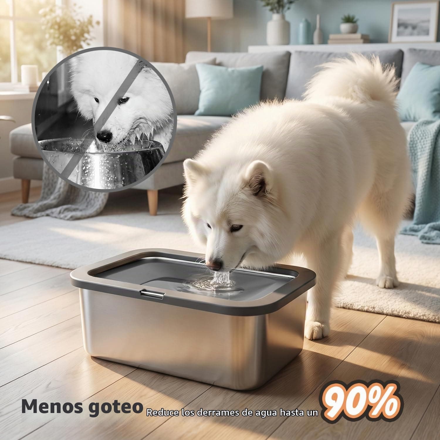 Bebedero Antigoteo para Perro de 10 Litros, foto 3