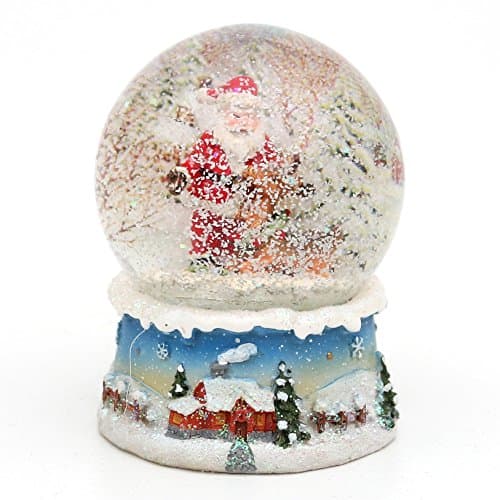 Bola de Nieve de Papá Noel con Reno, otro ángulo