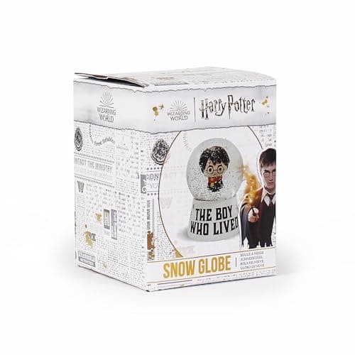 Bola de nieve de Harry Potter con luz LED, de seis centímetros