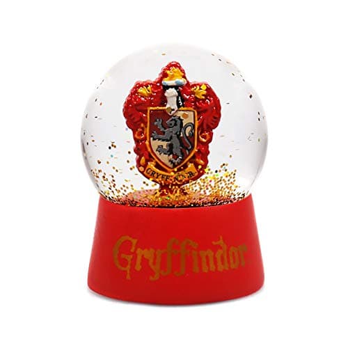 Bola de nieve con el escudo y los colores de Gryffindor