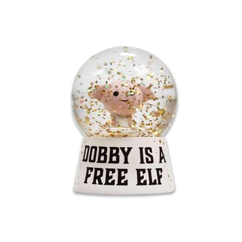 Bola de nieve de Dobby el elfo doméstico en versión kawaii, con luz LED