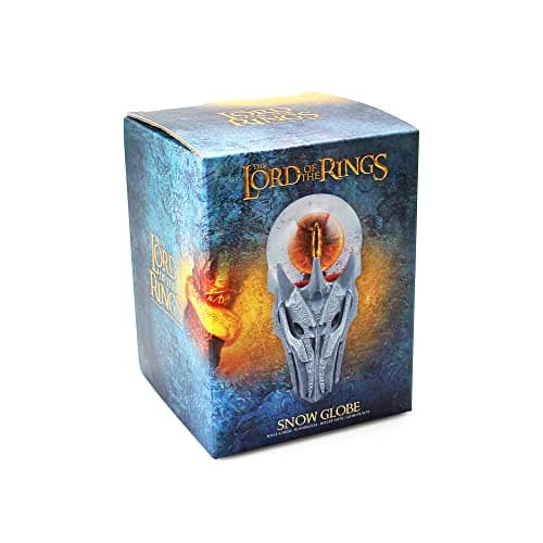 Bola de nieve con el ojo de Sauron de El Señor de los Anillos