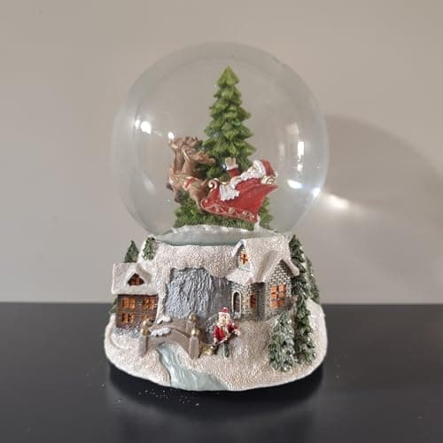 Globo de Nieve del Trineo de Papá Noel, otro ángulo