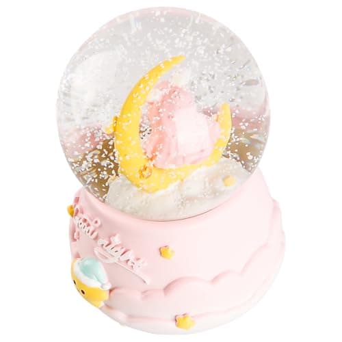 Detalle de la Bola de Nieve Musical Princesa y Luna
