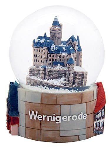 Bola de nieve de recuerdo de la ciudad alemana de Wernigerode