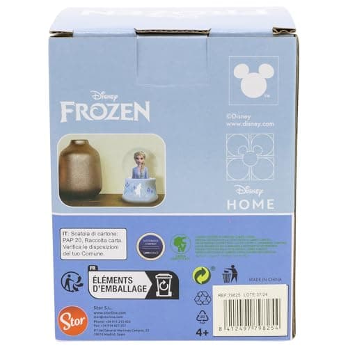 Detalle de la base de la Bola de Nieve de Frozen