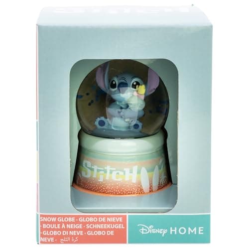 Bola de Nieve de Stitch junto a su caja