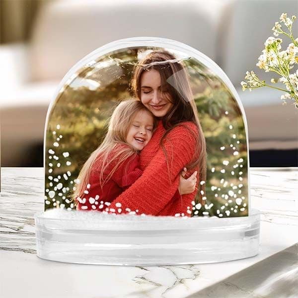 Bola de Nieve Transparent Gift, otro ángulo