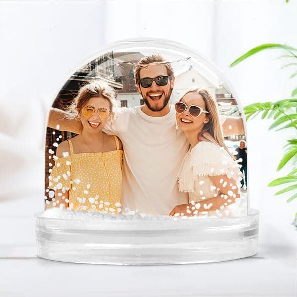 Detalle de la Bola de Nieve Transparent Gift
