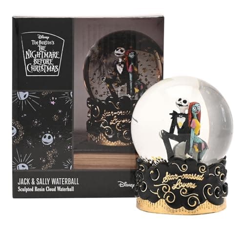 Detalle de la base gótica de la Bola de Nieve de Jack y Sally