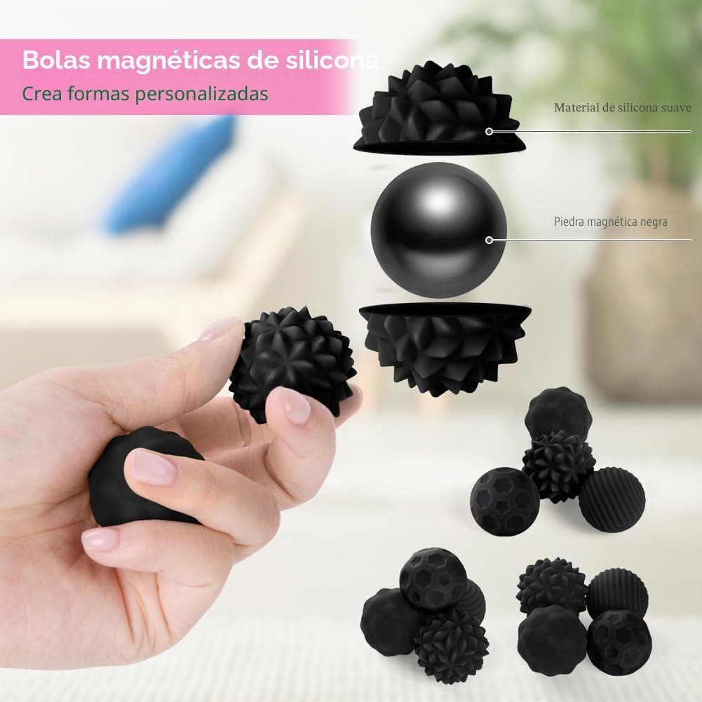 Bolas magnéticas de silicona antiestrés, foto 3