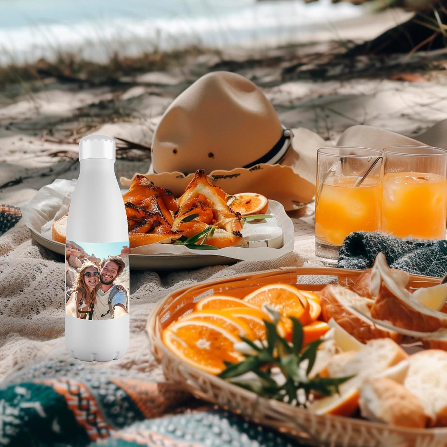 Botella de Acero Personalizada con Foto y Nombre, foto 3