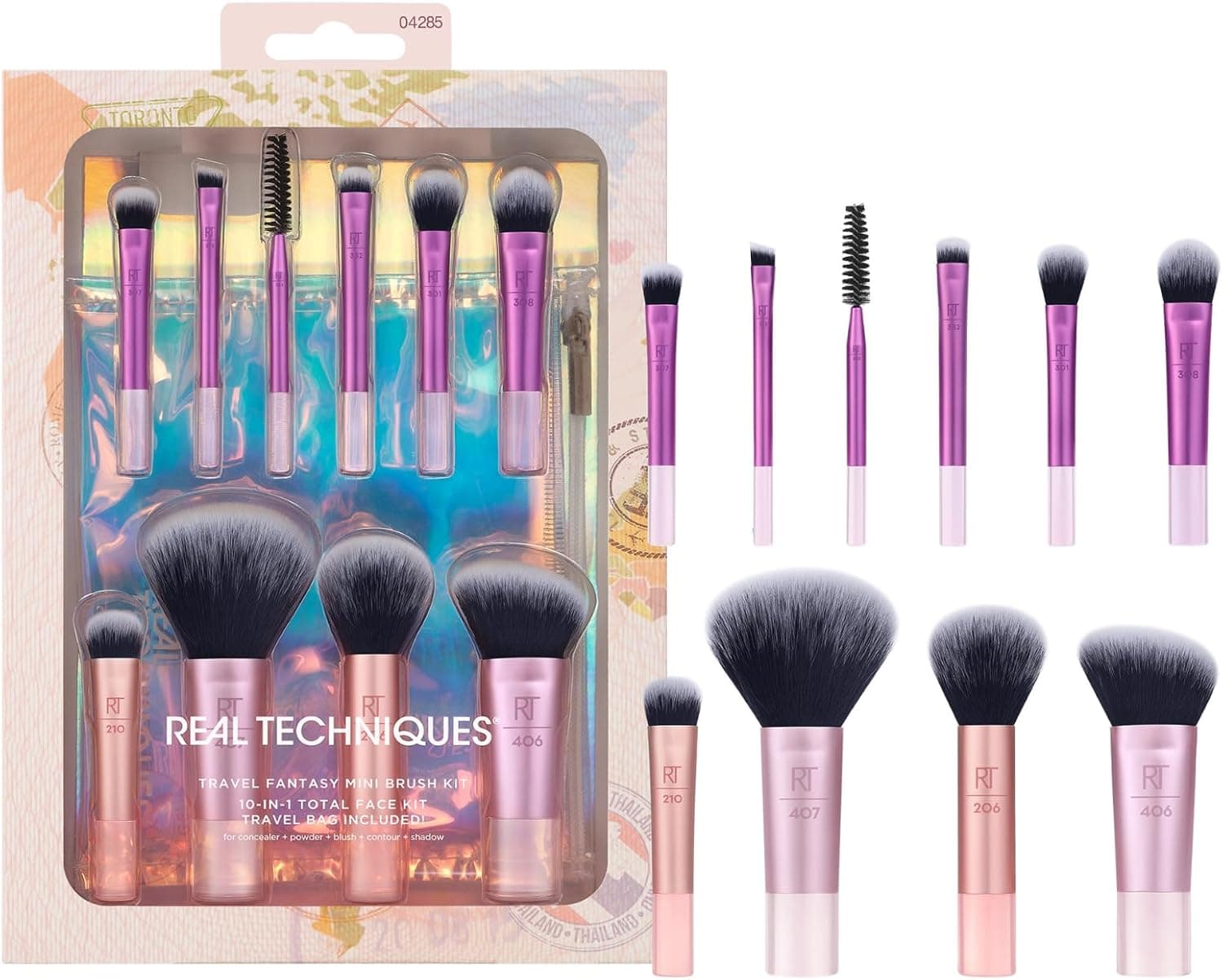 Kit de minibrochas de viaje Real Techniques